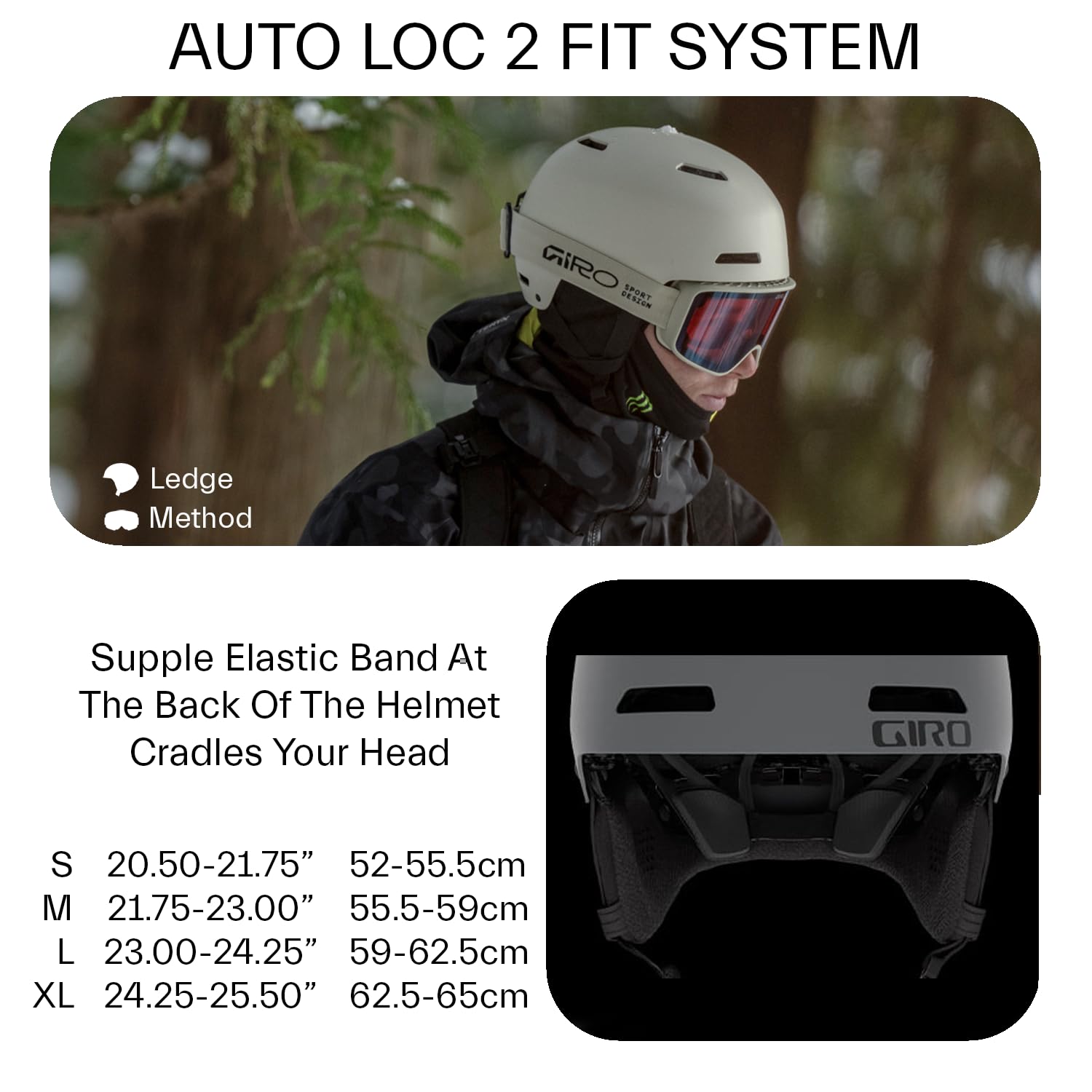 Giro Ledge MIPS Snow Helmet - Matte Black - Size L (59-62.5cm